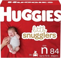 Size Newborn 84ct Huggies Lil Snugglers Diapers