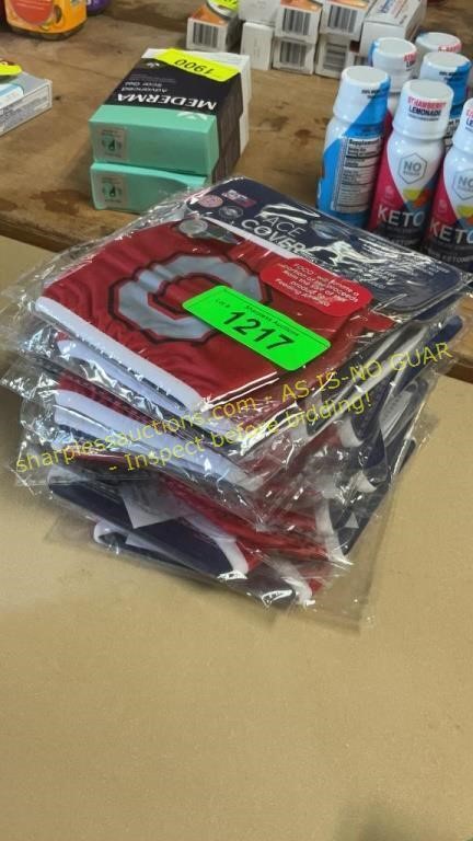 Pile of Ohio State Face Covers