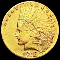 1912 $10 Gold Eagle CHOICE AU