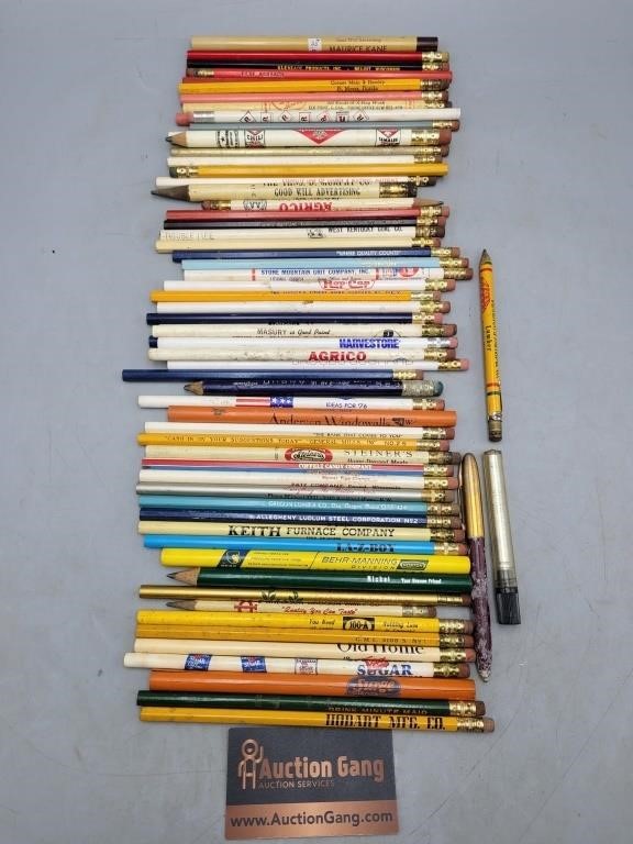 Advertising Pencils Lot AE, Surge, Chili