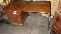 Vintage Oak Drop Leaf Desk G