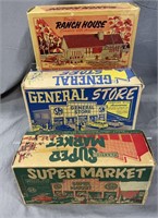3 Boxed Marx Structure Kits