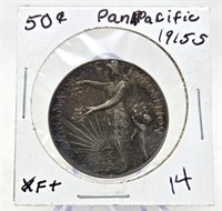 1915-S Pan Pac Half Dollar XF