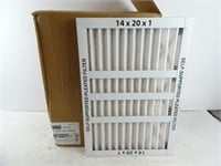 Lot of 12 Furnace Filters  14"x20"x1"