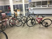 Four bicycles Har Rock-Schwinn, Gobe and a Hyper