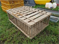 Vintage Wooden Chicken Crate