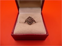 Marked 925 Marcasite Ring Size 6.5
