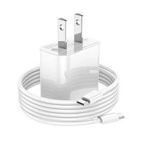 10'  iPhone 15 Charger  20W USB C  10ft Type C Cab