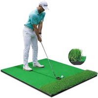 Ponsonbay Golf Mat, 5x4ft Thickening Golf Hitting