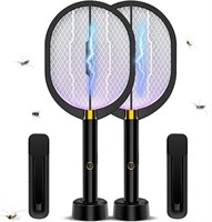 3 in 1 Electric Fly Swatters (2- Packs), 3,000Volt