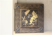 Gold Etched Panel