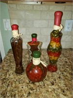 Beautiful decorative bottles