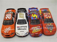 4 die cast 1/24 cars number 20, 93, 5and 50