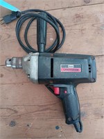 Sears Craftsman 3/8" electric drill, works