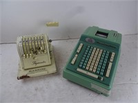 Lot of 2 Adding Machines - Remington and