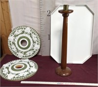 Ceiling Medallions, Large Metal Tray, Candleholder