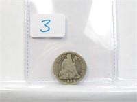1889 P Seated Liberty Dime 90% Silver