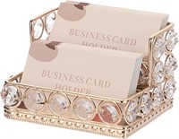 2 Tiers Crystal Business Card Holder
