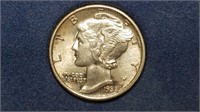 1938 S Mercury Dime BU From A Set