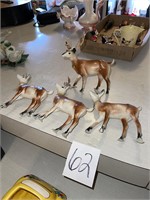 VTG plastic deer home decorations