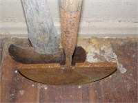 double headed axe, edger