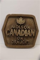 MOLSON CANADIAN ON DRAUGHT FOAMCORE SIGN