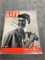 Sept. 1941 Life Magazine w/ Ted Williams on Cover