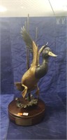 (1) Ronnie Wells "Mallard Rise" Sculpture (20"