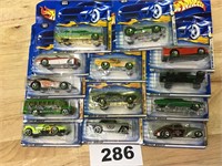 Hotwheels from 2001 lot of 13