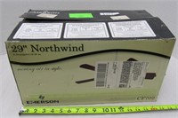 New 29" Northwind Compact Ceiling Fan