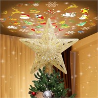 Christmas Tree Star Topper Lighted with 6
