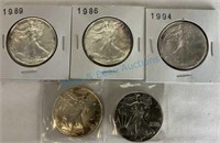 American eagles silver 1 ounce coins