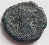 Ancient Greek 350-250BC bronze coin 18mm