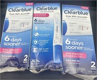 3ct ClearBlue EarlyDetection Pregnancy Tests 2/Box