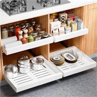 Expandable Pull out Cabinet Organizer, Single Pul