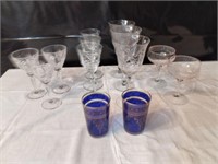 Assortment of Drinking Glasses