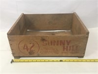 Sunny Hill Vineyards Crate.