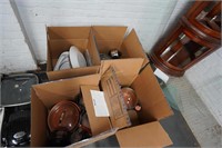 4-boxes of kitchenware-pots, fry pans, bake