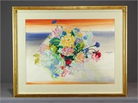 Maro Gorky (b. 1943) Flower Painting
