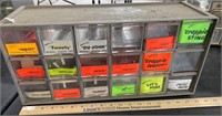 Labeled Tackle Cabinet