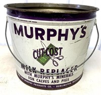 Murphy's Milk Replacer Bucket