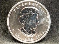 2013 Canada $5 Bison 1 oz .999 Silver