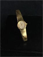 Ladies Elgin Diamond Quartz Vermeil Watch
