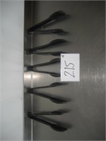 Lot of 5 Serving Tongs