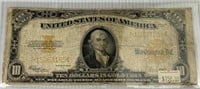 1922 Ten Dollars in Gold Coin Certificate