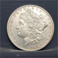 1878-S Morgan Silver Dollar - AU