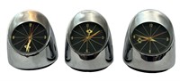 Collection 3 JEFFERSON 500 Space Age Clocks