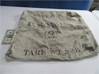 Early Canvas US MAiL Bag
