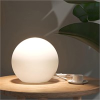 Rokinii Casa 7.8 Inch Ball Table Lamp with Glass S