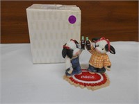 Coca Cola NEW Mary's MooMoos Figurine